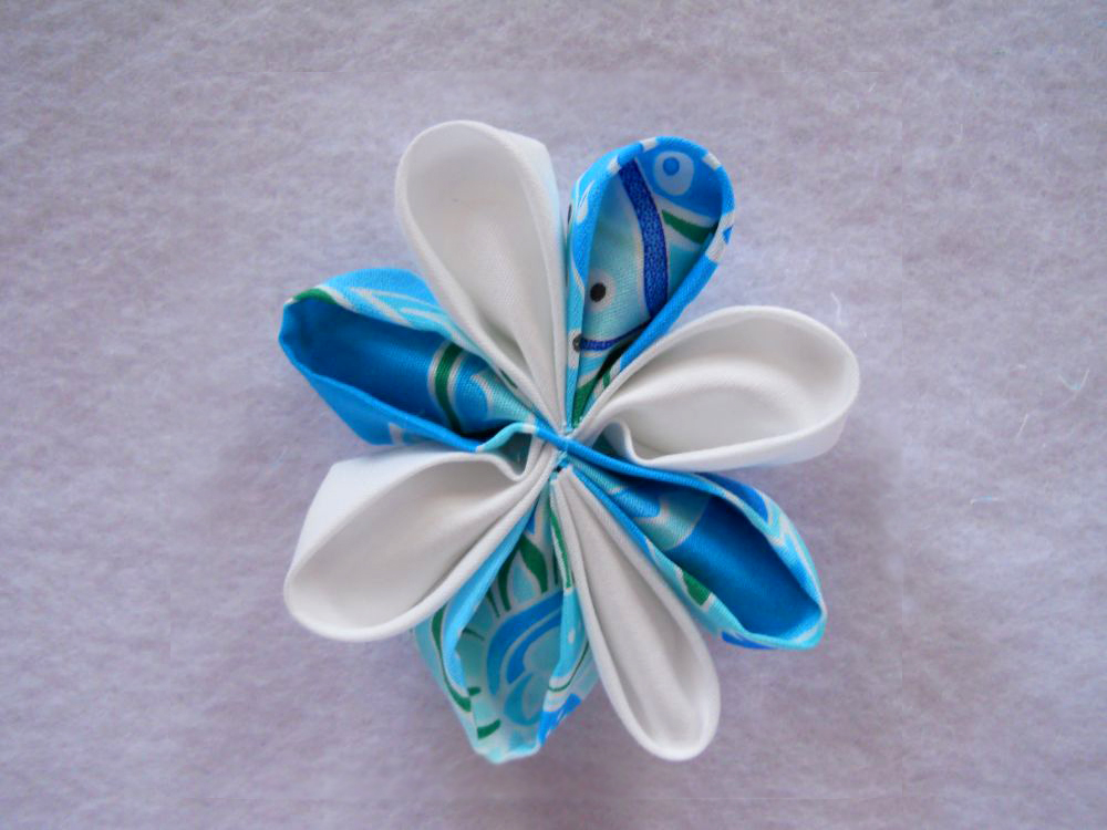 10 Floare Kanzashi