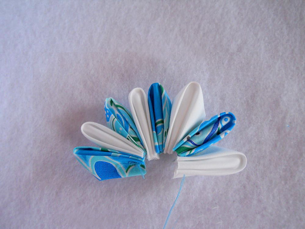 9 Floare Kanzashi