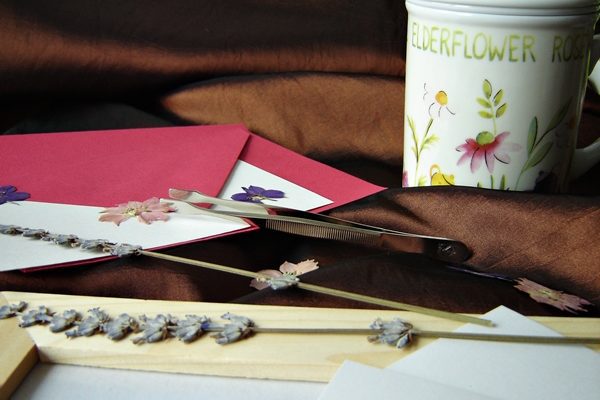 Atelier cu flori presate la ceainãria Serendipity tea