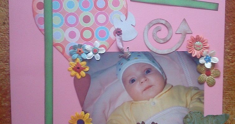 O pagină scrapbook pe bune ;)