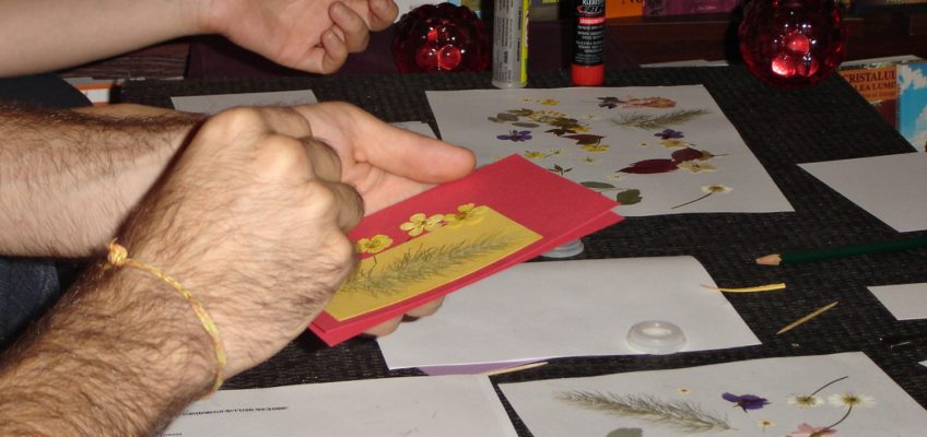Cum a fost la atelierul de flori presate