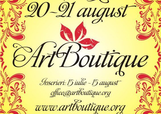 Art Boutique- înscrieri targ
