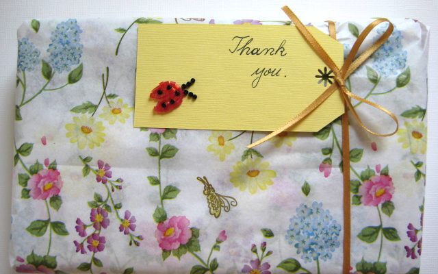 Gift Tag cu mărgele