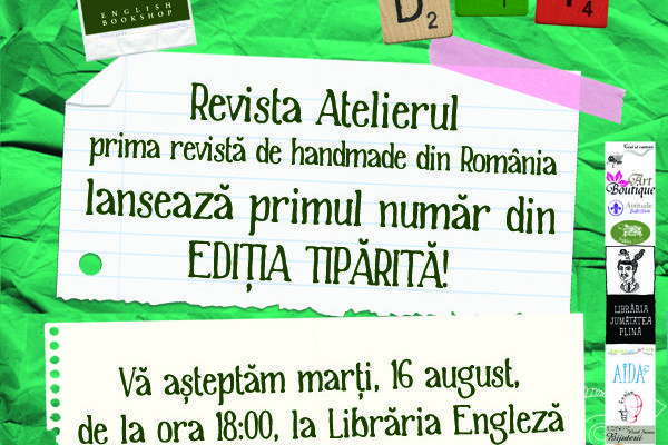 Revista Atelierul lansează primul număr tipărit!