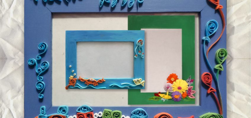 Atelier de quilling – rame foto decorate