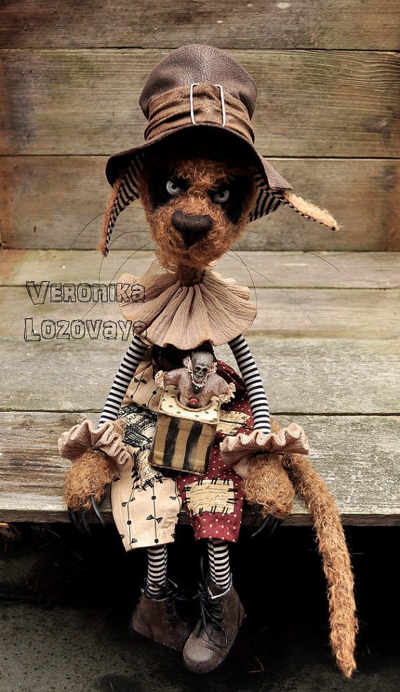 Gothic Artist Cat Marcel Veronika Lozovaya