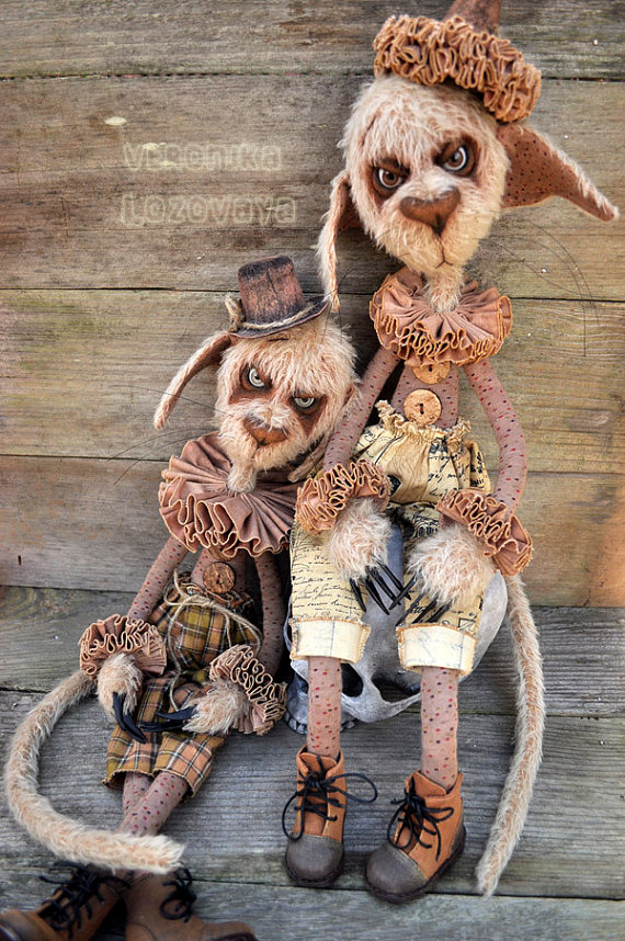 Goth Circus Cats Doom and Gloom Veronika Lozovaya