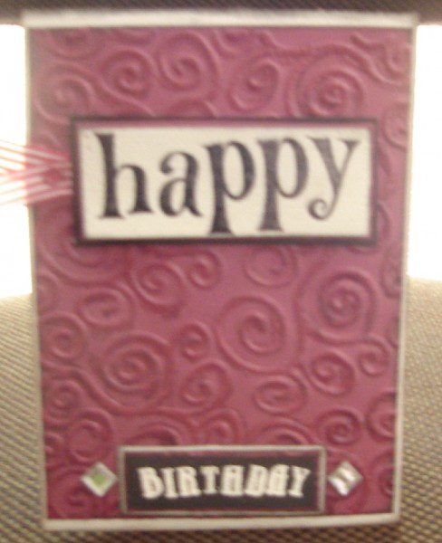 Card for a 60 yo man