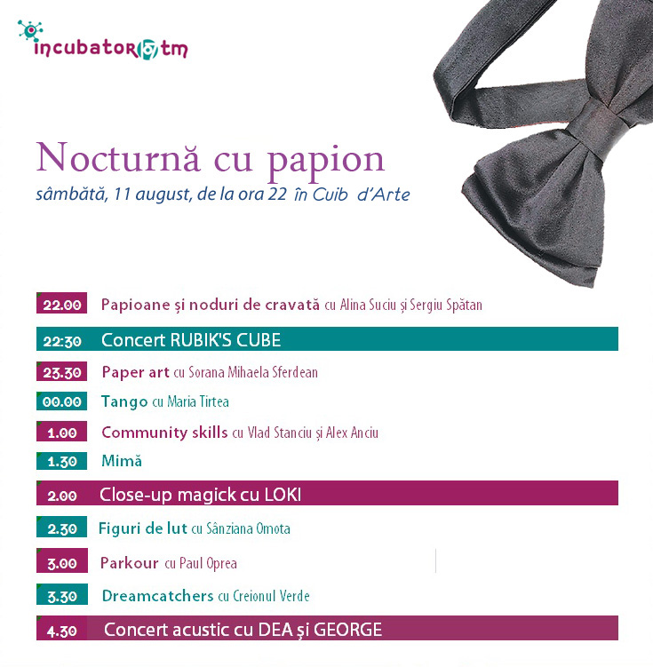 Nocturna cu papion program