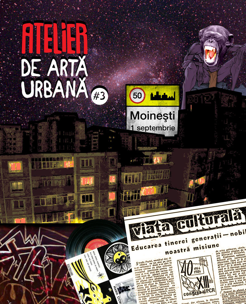 Atelier de Artă Urbană la Moinesti