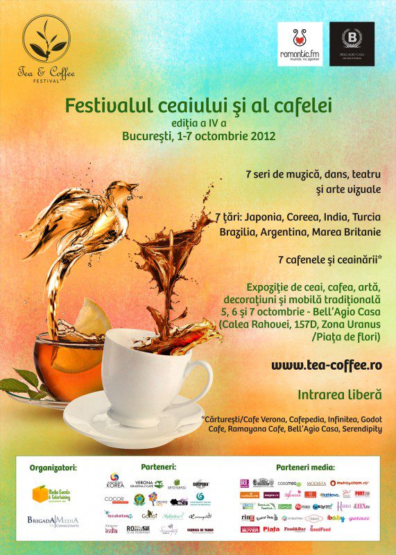 Poster Festivalul Ceaiului si al Cafelei