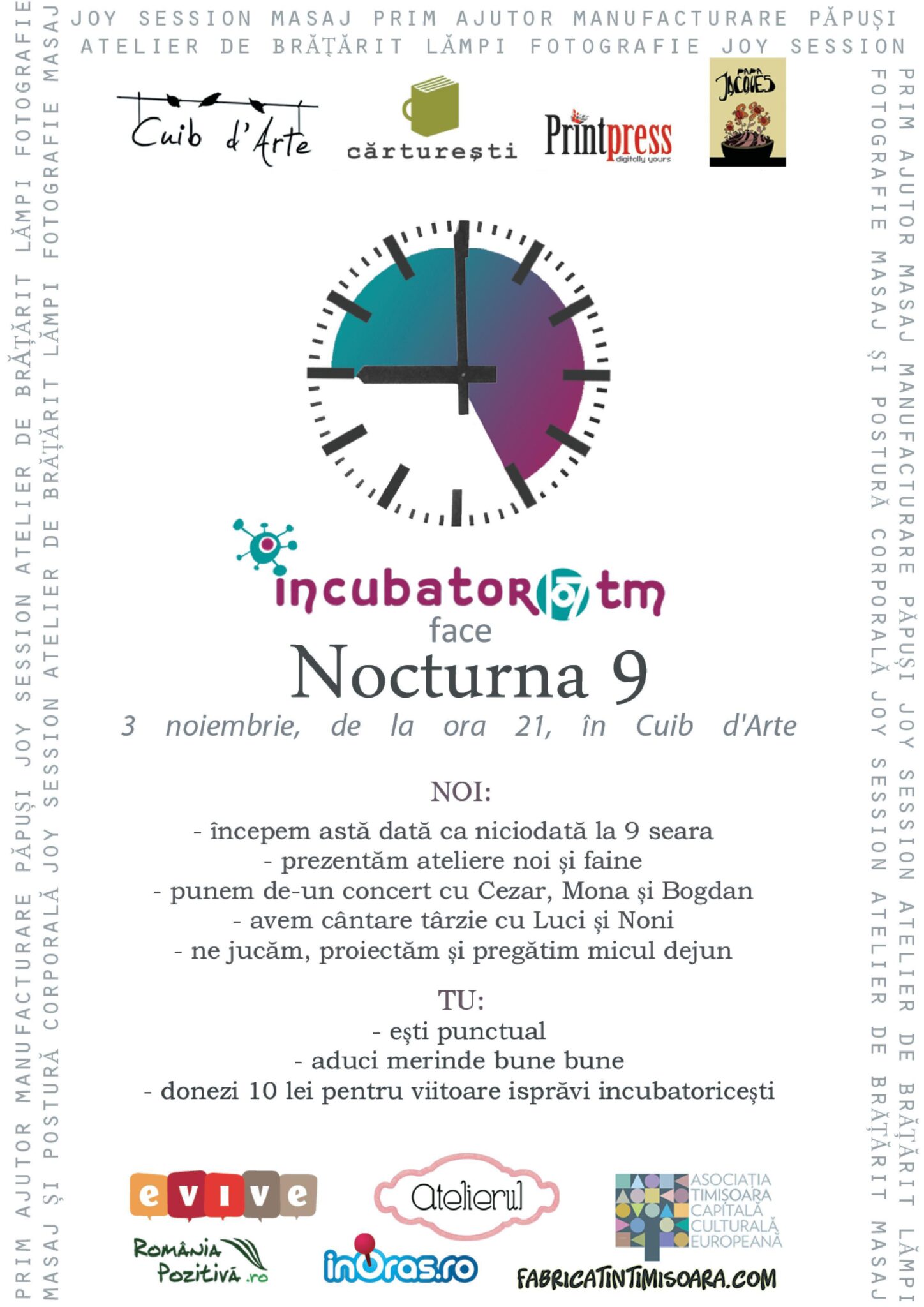 Nocturna 9 la Incubator107 Timişoara