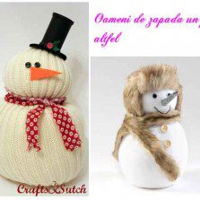 11 idei de oameni de zăpadă, fără zăpadă