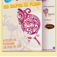 Cu capul în flori. Atelier de podoabe de pus pe cap