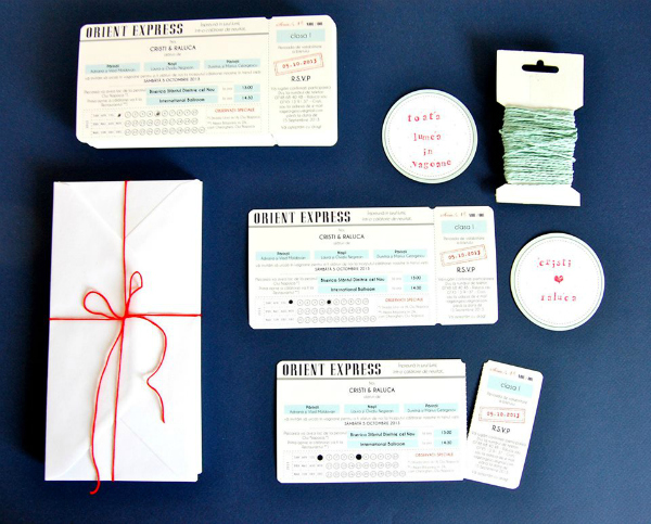 Custom Paper design bilet de tren