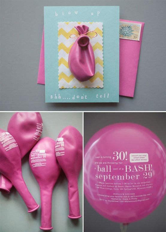 invitatie nunta pe balon