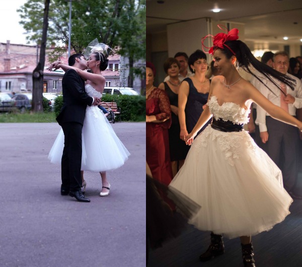rochie mireasa biserica si party