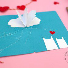 Tutorial: Felicitare 3D pentru mesaje de iubire
