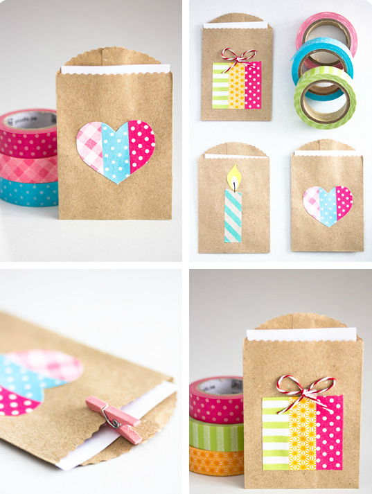 pungute cadouri cu masking tape