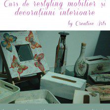 Curs de restyling mobilier şi decoraţiuni interioare la Creative Arts