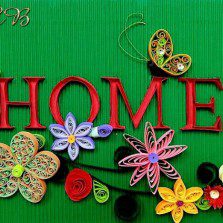 Decorațuni interioare handmade cu mesaj
