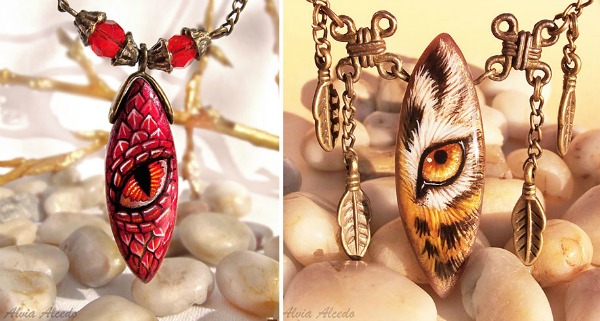 fantasy-creatures-stone-painting-necklaces-alvia-alcedo-12