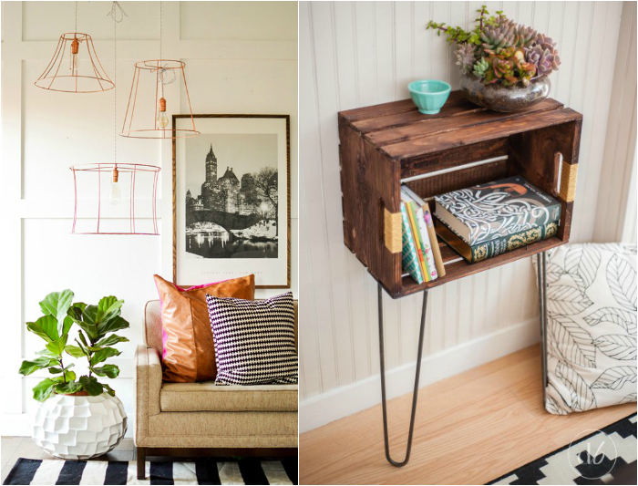 modern vintage home deco