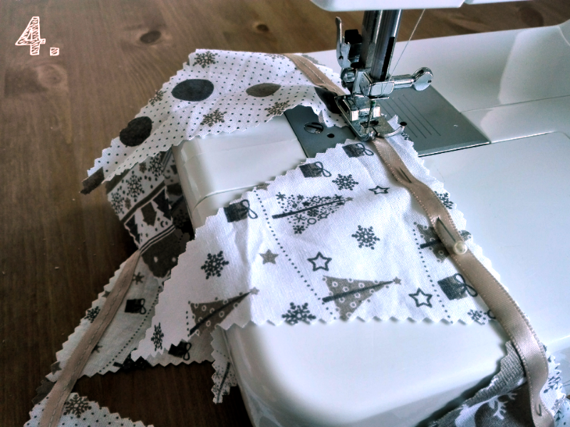 tutorial ghirlanda masina de cusut