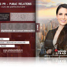 Atelierele ILBAH lansează cursul de PR cu Ines Turturică