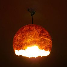 DIY lamp – Tutorial corp de iluminat reutilizând o sferă puzzle