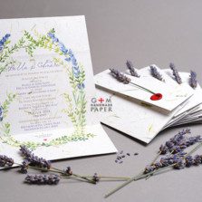 Invitații de nuntă. Între handmade, natură și culoare