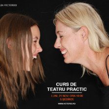 Atelier practic de teatru, cu actrița Smaranda Caragea