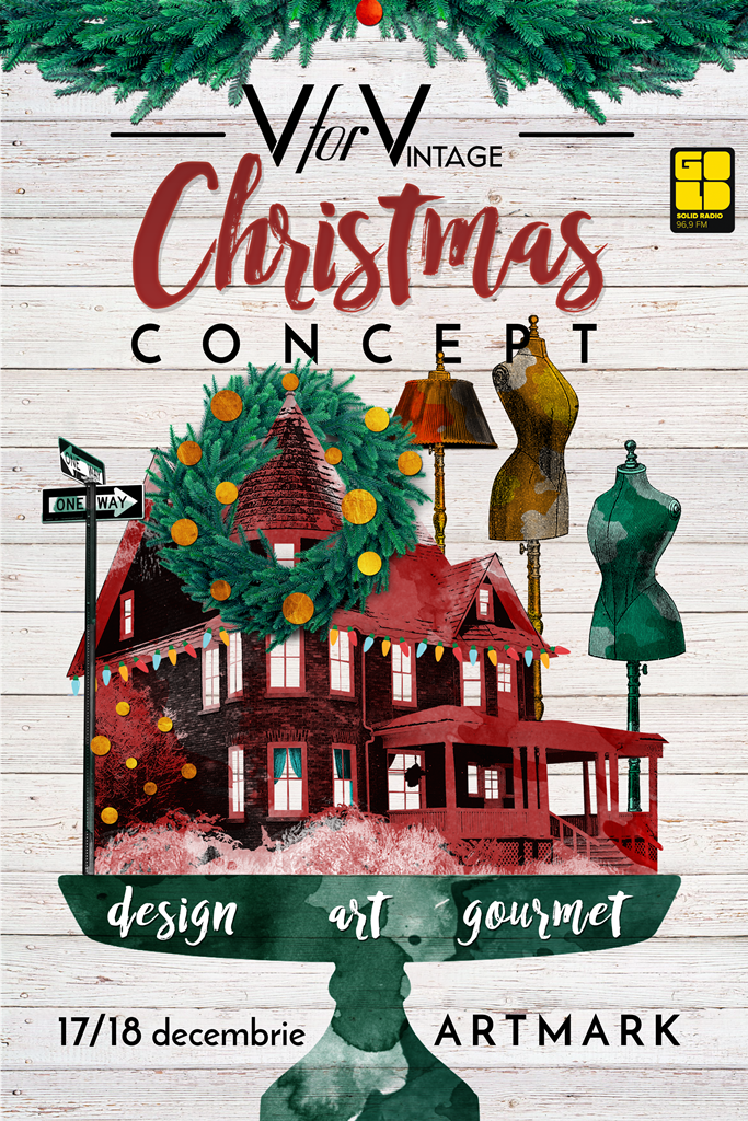 v-for-vintage-christmas-concept