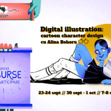 Wacom oferă 3 burse la ”Digital Illustration: Cartoon Character Design”