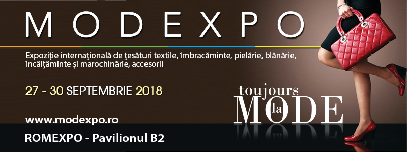 Curioși de ce se poartă sezonul viitor? Atunci, vă așteptăm la MODEXPO 2018!
