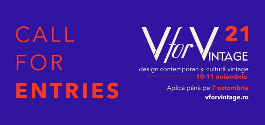 V for VINTAGE deschide listele de înscriere pentru designeri