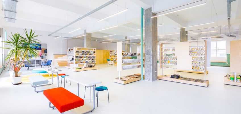 Biblioteca de Materiale MATER: spațiu temporar de coworking gratuit