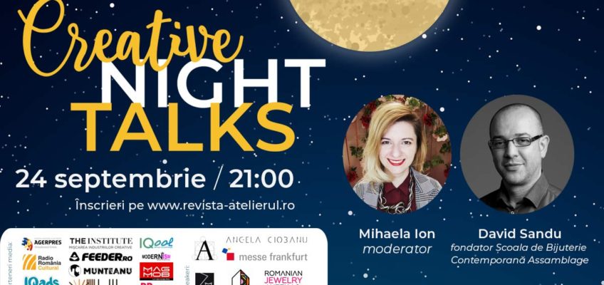 Creative Night Talks cu David Sandu