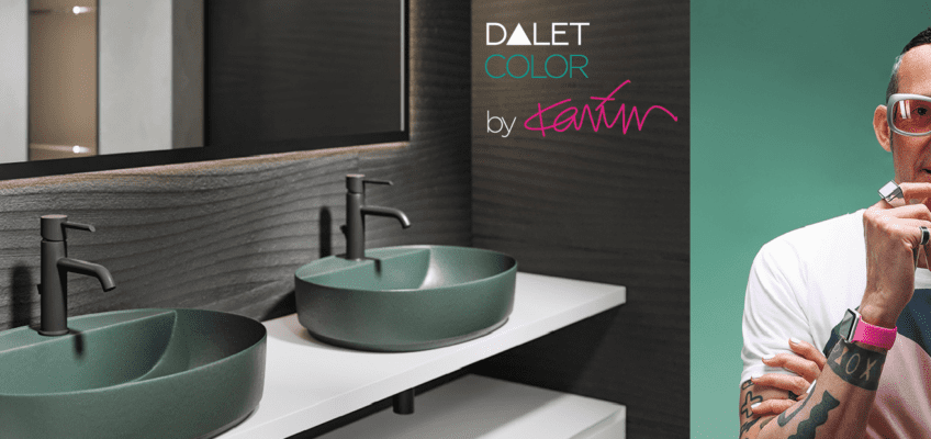 Karim Rashid semnează colecția de obiecte sanitare DALET Color
