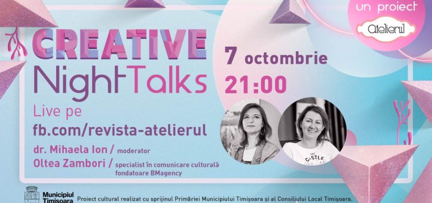 Creative Night Talks: Oltea Zambori
