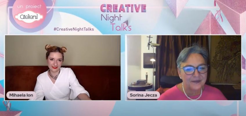 Înregistrarea Creative Night Talks cu Sorina Jecza