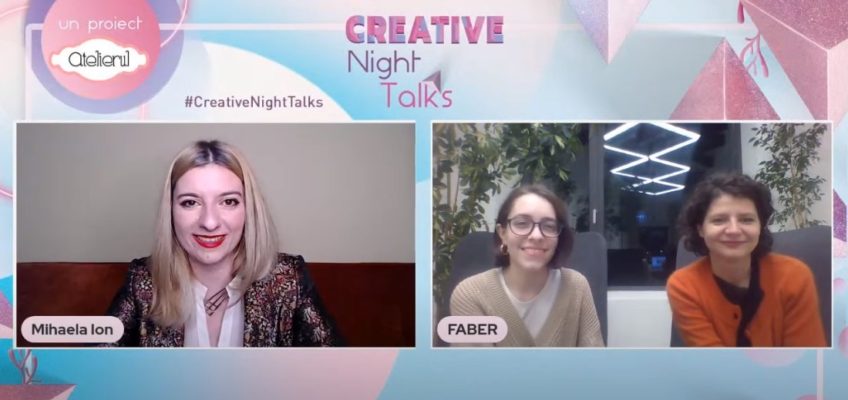 Înregistrarea Creative Night Talks cu Oana Simionescu și Diana Caducenco