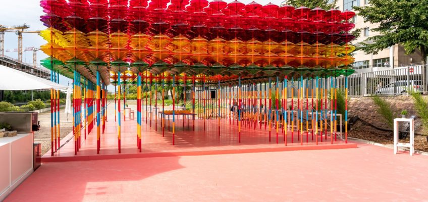 Yinka Ilori launches his first permanent installation in Germany