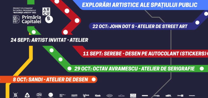 Participă la atelierele creative