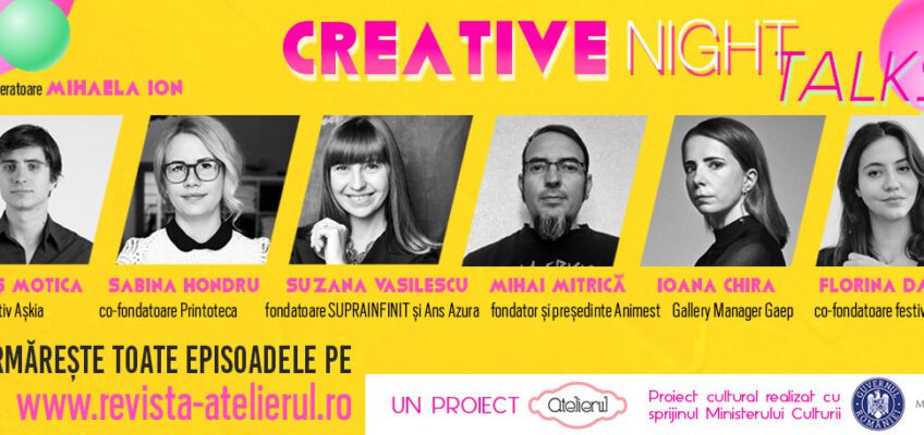 Creative Night Talks, sezonul 5: Discuţii despre colaborare şi coproducţie