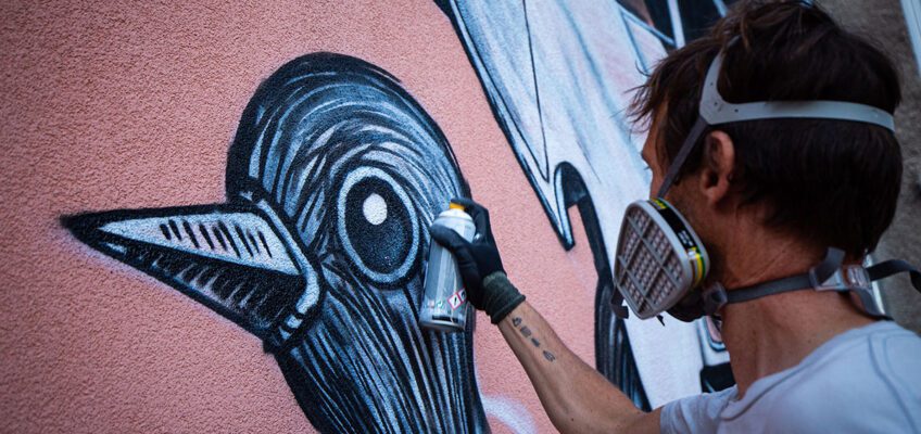 Gijs Vanhee, artist cu spirit liber și inspirație fabuloasă, pictor de murale și litografii