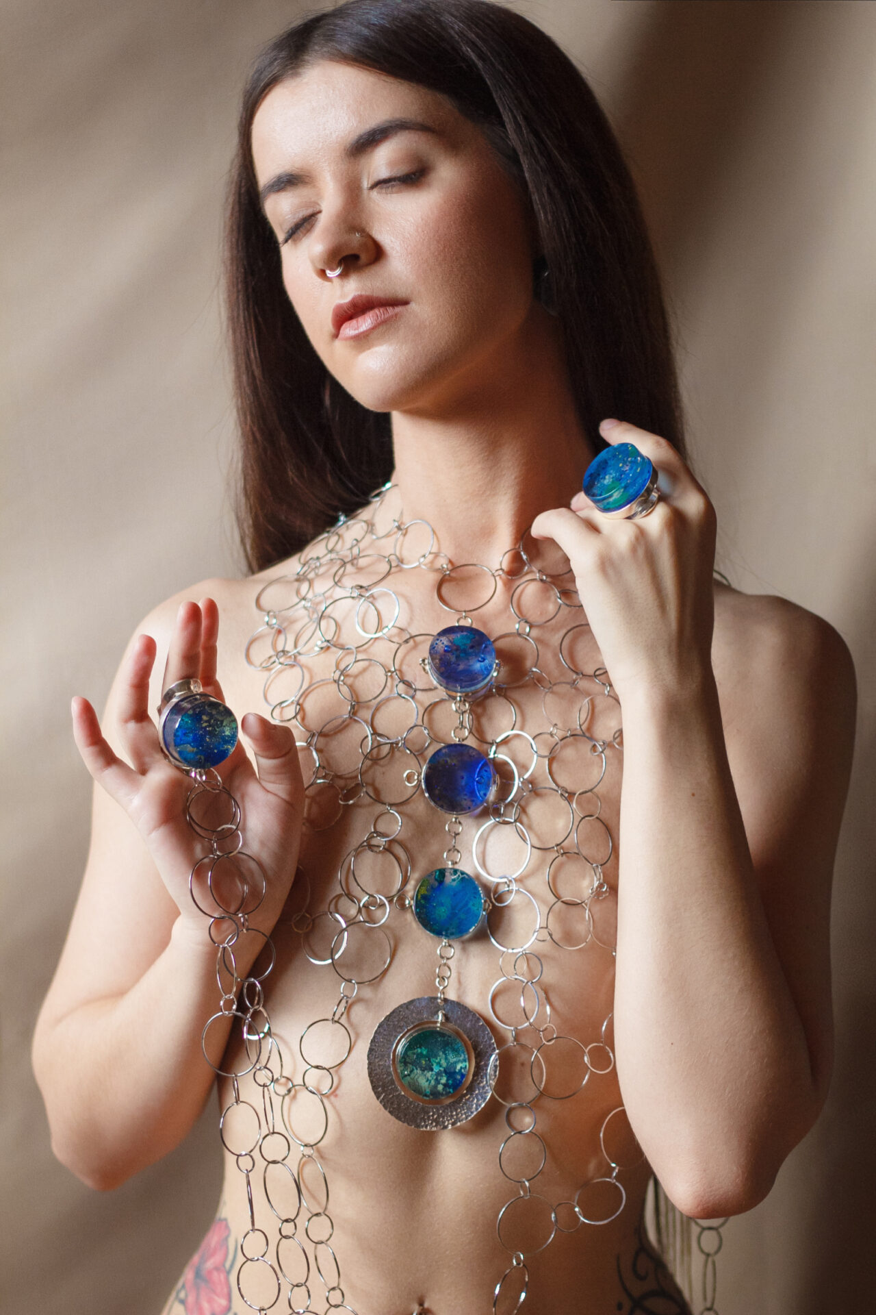 Szelejewska Pigulla - Deep Blue Statement Ring