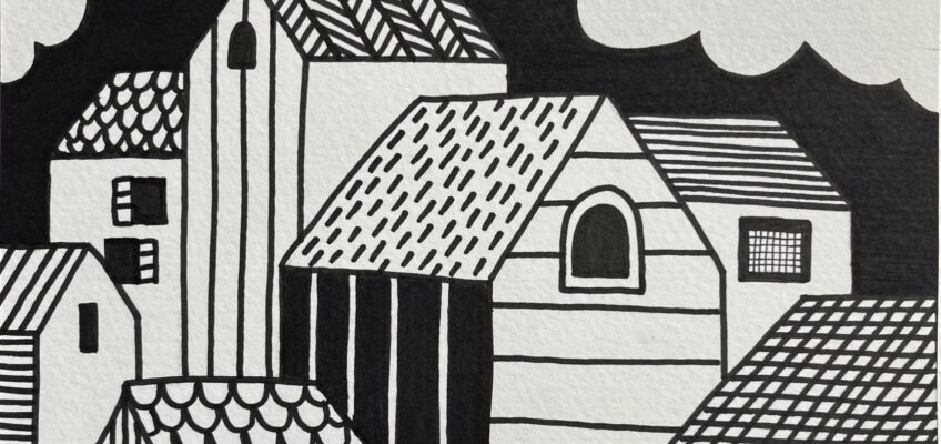 The illustrator artist Perla Schippers is a fan of balance in art