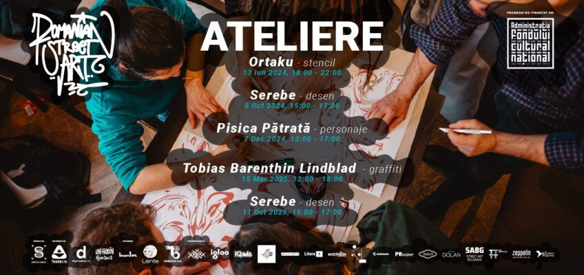 Au început înscrierile la atelierele creative Romanian Street Art