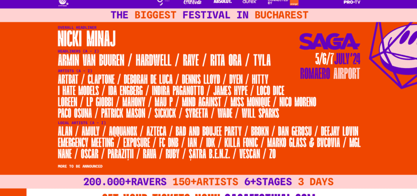 SAGA extinde zona de Mainstage